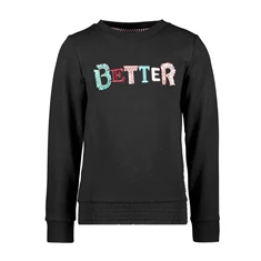 B.NOSY meisjes sweater Y108-5331 zwart