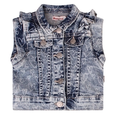 Bakkaboe meisjes denim gilet