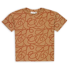 Blossom jongens shirt Jack OversizedT/Ginger oranj