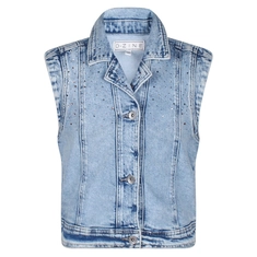 D-zine meisjes denim gilet