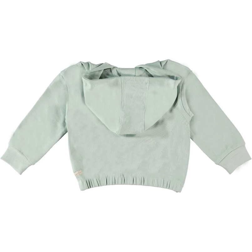 Daily7 hooded meisjes sweater D7G-S22-4100 groen