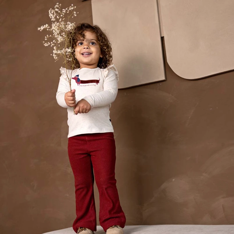 Dirkje meisjes flared broek