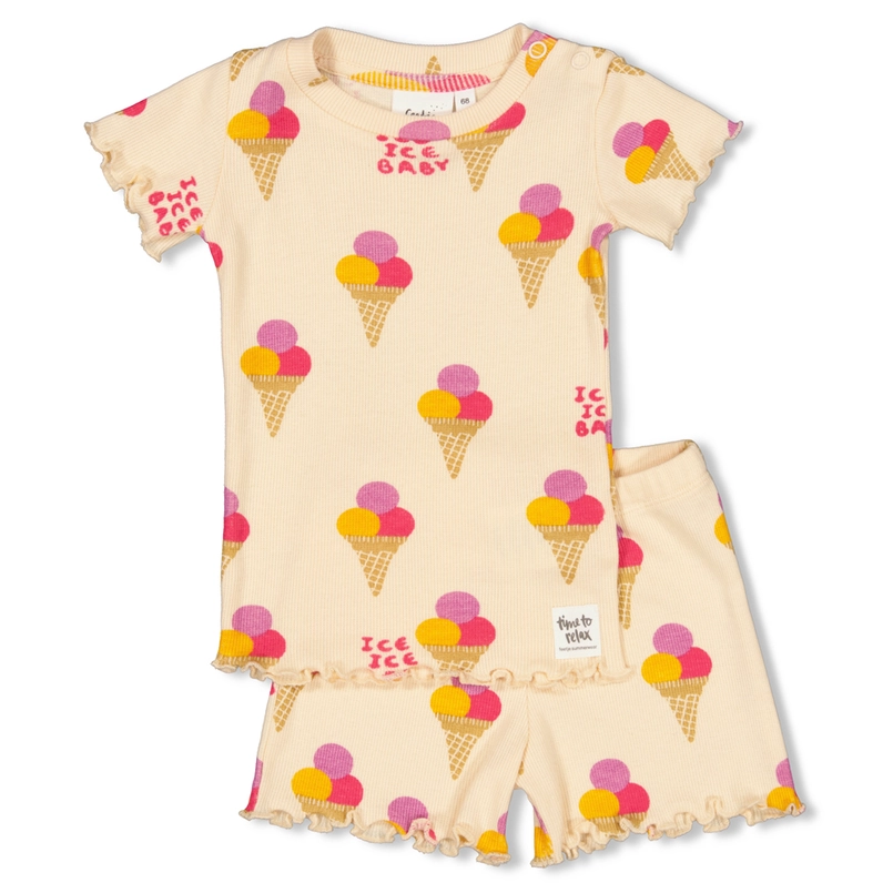 Feetje premium meisjes shortama - Isa Icecream