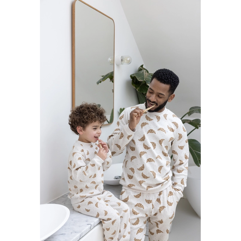 Feetje volwassen wafelpyjama - Family Edition
