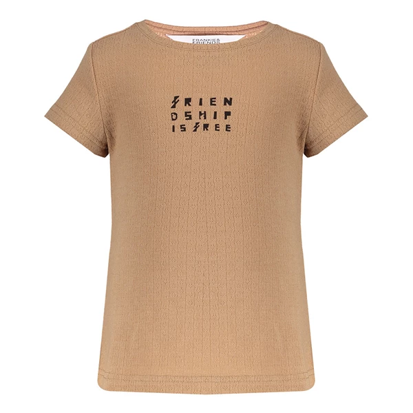 Frankie & Friends meisjes shirt FF22202 bruin