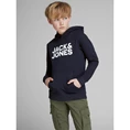Jack & Jones Junior hoodie JJECORPLOGOSWEATHOOD bl