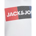 Jack & Jones Junior jongens hoodie JJECORP wit