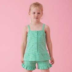 Jubel meisjes broderie top Picknick Perfect