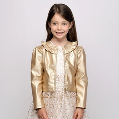 Le Chic meisjes fake leather jacket