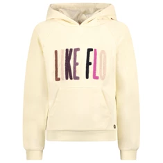 Like Flo meisjes hoodie F208-5355-035 ecru