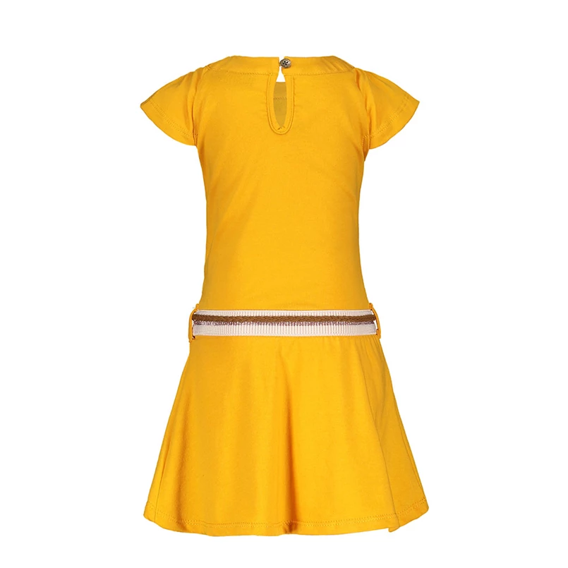 Like Flo meisjes jurk F102-7865 geel
