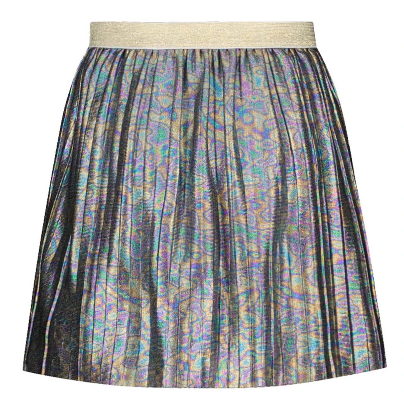 Like Flo meisjes metallic plisse rok