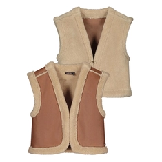 Like Flo meisjes reversible teddy gilet