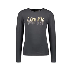 Like Flo meisjes shirt F111-5425 grijs