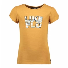 Like Flo meisjes shirt F202-5403/455 bruin