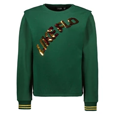 Like Flo meisjes sweater F208-5380-360 groen