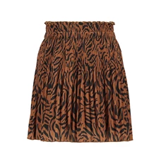 Like Flo plissé rok F108-5730 bruin