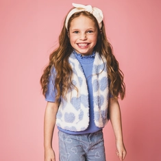 LOOXS Little meisjes teddy gilet