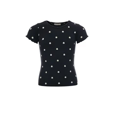 Looxs meisjes shirt 2211-5408-099 zwart
