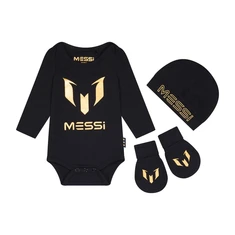 Messi 3-delige set muts, slofjes en romper