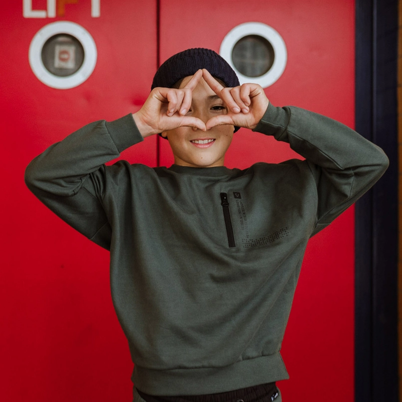 No Way Monday jongens sweater oversized fit
