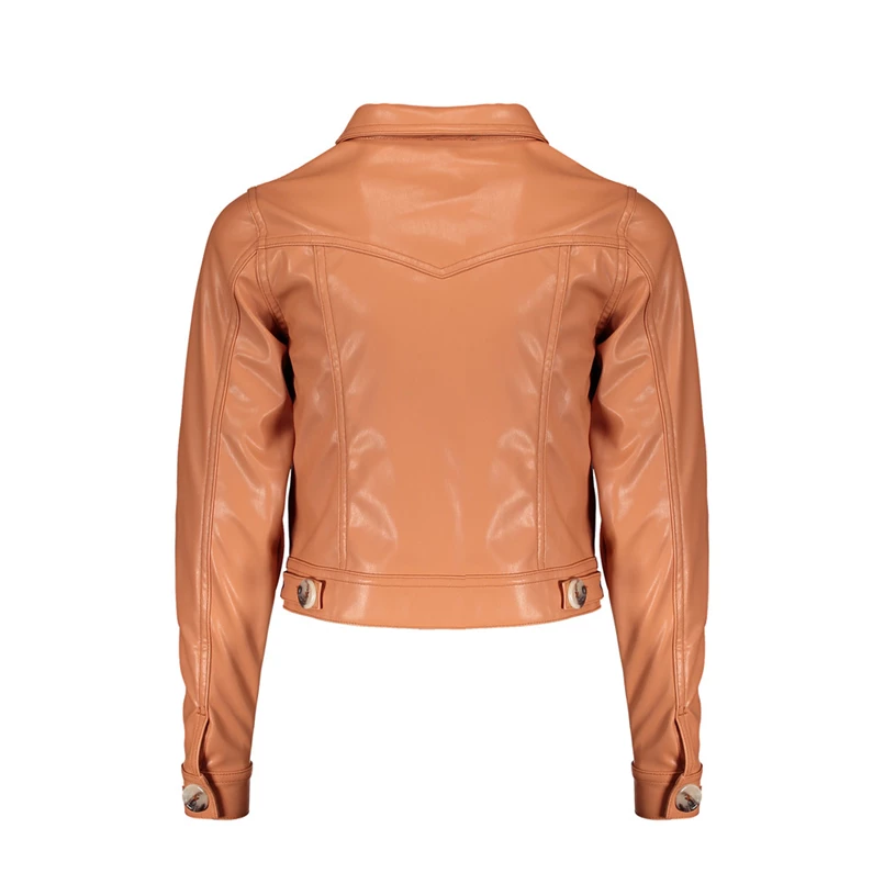 NoBell leatherlook jacket Q112-3302 bruin