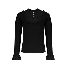 NoBell meisjes shirt Q112-3402 zwart