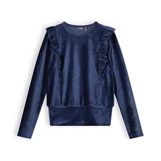 Nobell meisjes velours longsleeve