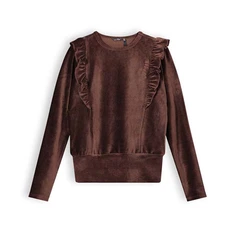 Nobell meisjes velours longsleeve