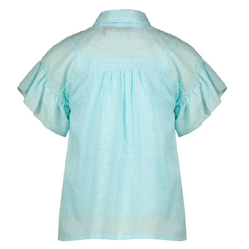 NoNo meisjes blouse N203-5103/131 blauw