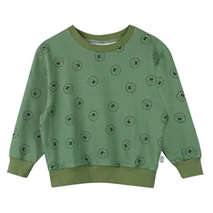 One Day Parade unisex sweater SMILEAOP groen