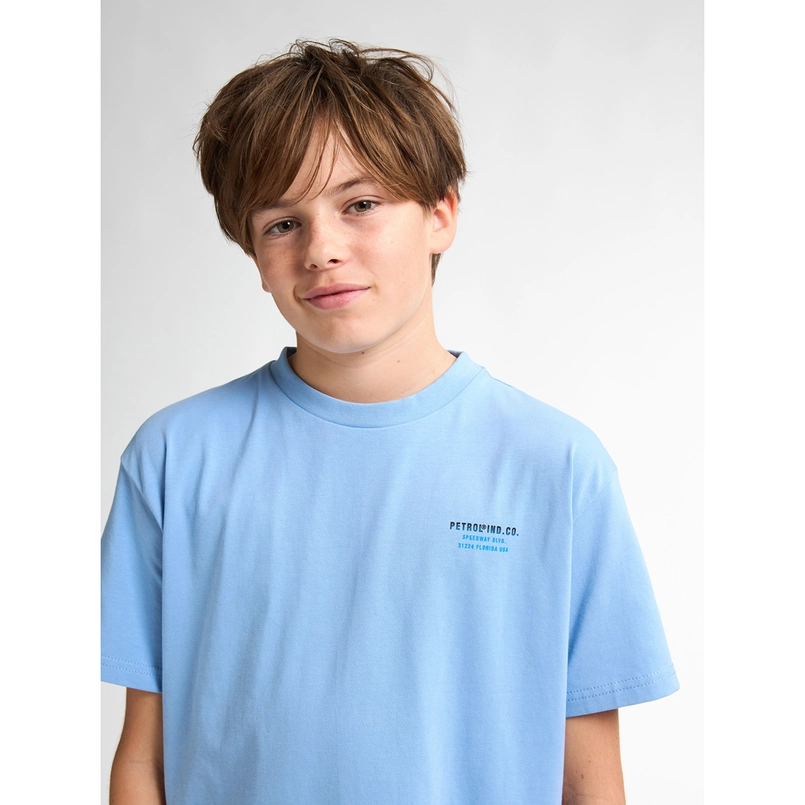 Petrol jongens t-shirt