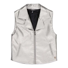 Quapi meisjes metallic gilet