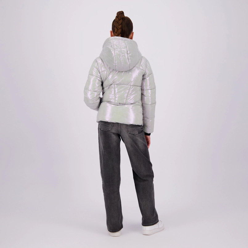 Raizzed metallic meisjes winterjas