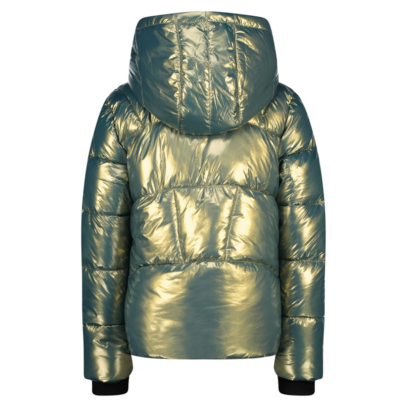 Raizzed metallic meisjes winterjas
