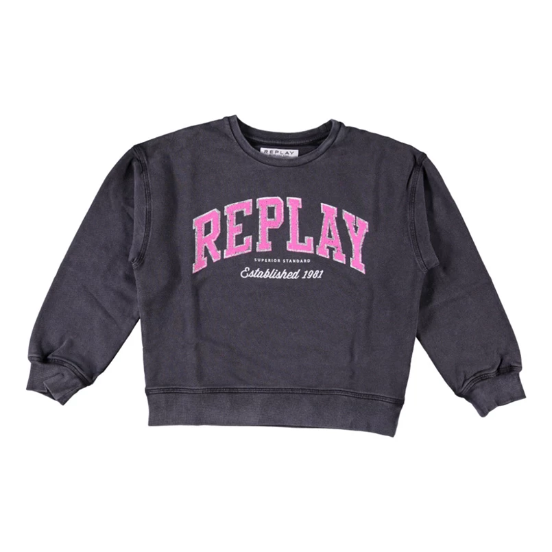 Replay meisjes sweater SG2095.056.22990M zwart