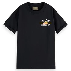 Scotch & Soda jongens shirt 165464 zwart
