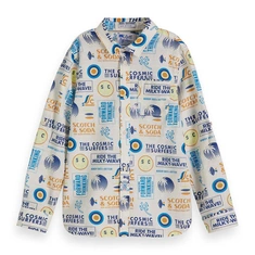 Scotch & Soda overhemd 154656/0221 ecru