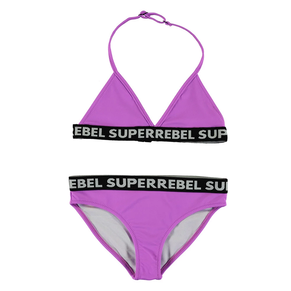 Raak verstrikt Maaltijd klem SuperRebel KidsGear bikini R202-5002 paars