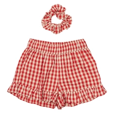The New meisje short en scrunchy