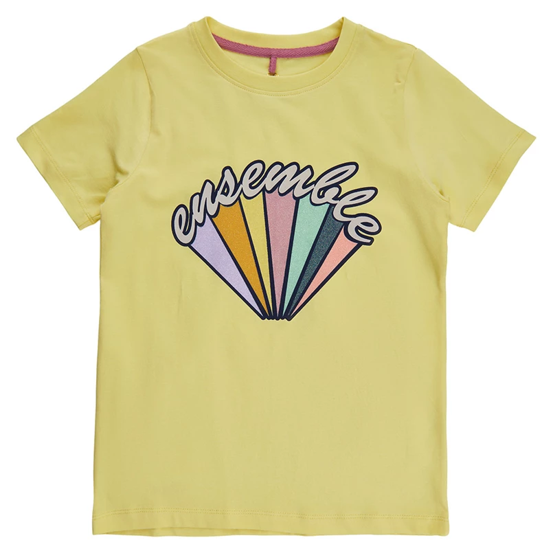 The New meisjes shirt TN4106 geel