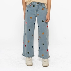 The New meisjes wide leg jeans