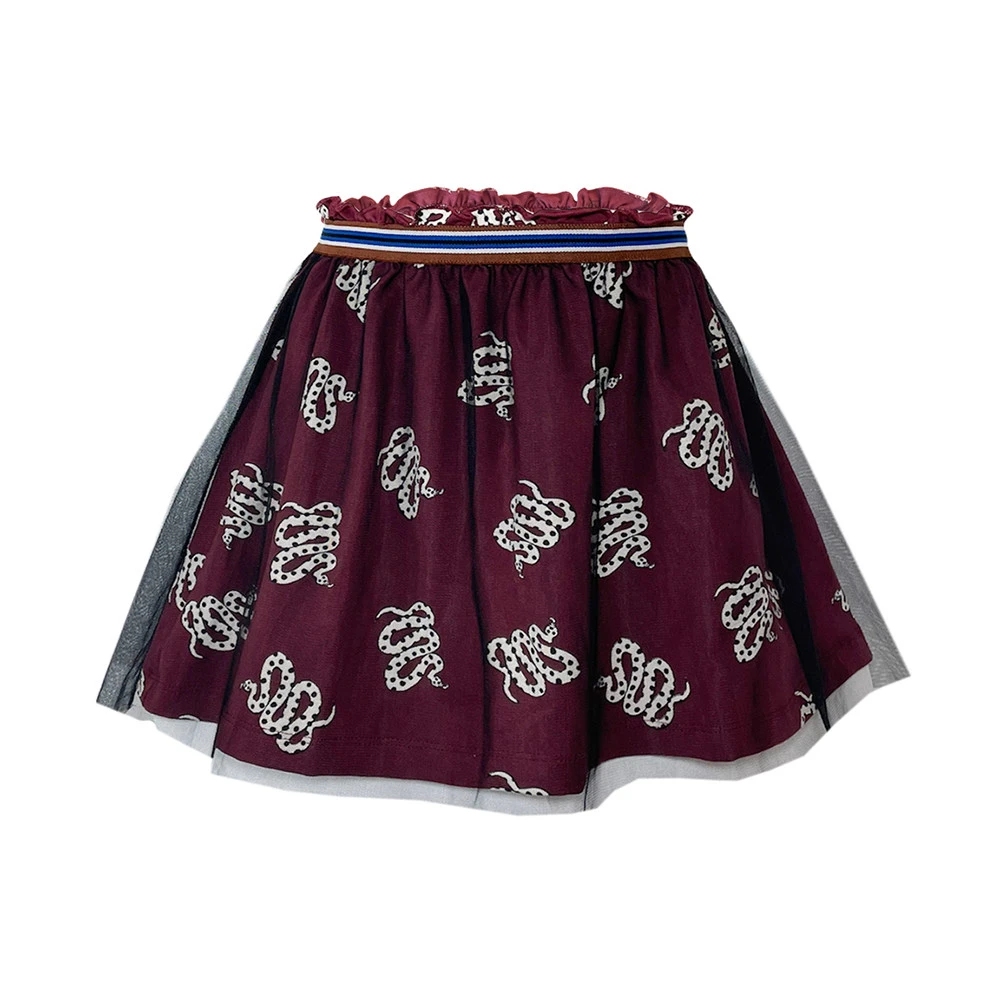 TOPitm rok AW21H 14 Maxine bordeaux rood
