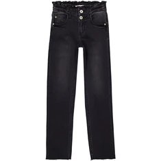 Vingino meisjes jeans Candy Ruffle zwart