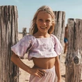 Your Wishes meisjes cropped blouse